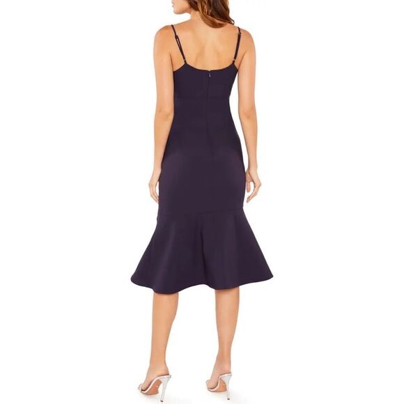 Likely Prina Navy Blue Mermaid Cocktail Dress Size 2 NWT - Picture 2 of 6